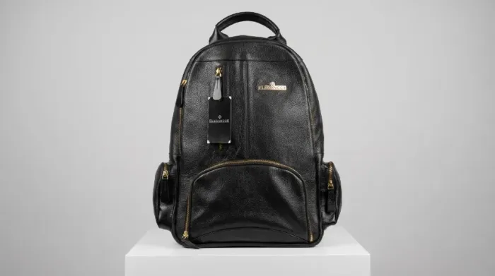 Mochila Executiva Elegancce Couro Legítimo para Notebook