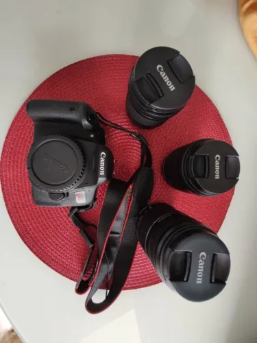 Canon t6i - lentes 10-18 , 18-55 e 55-250
