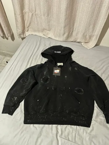 moletom egho studios void hoodie dirty black