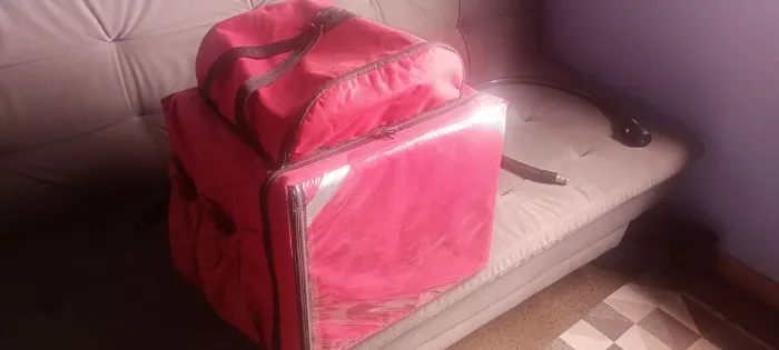 Bag com isopor (entregador Ifood)