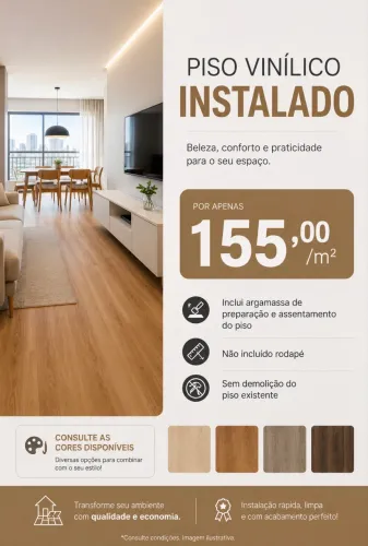Piso Vinilico Instalado