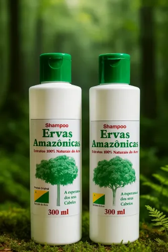 01 Shampoo Ervas da Amazônicas - Esperança dos seus cabelos