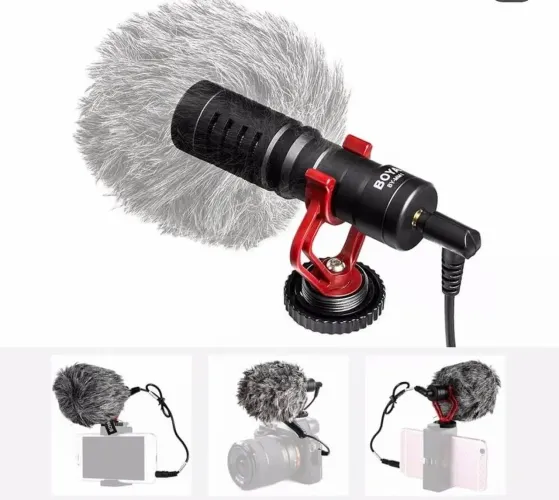 MINI MICROFONE DE LAPELA REF. BY-MM1<br>