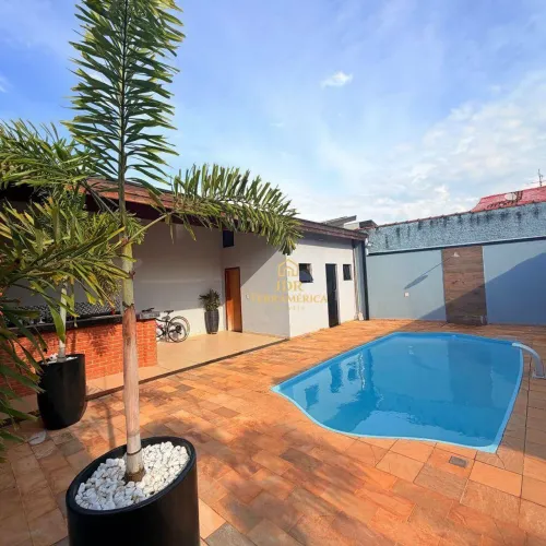 Casa com piscina à venda no Cidade Jardim em Americana | Porteira fechada | 187 m² | Terre