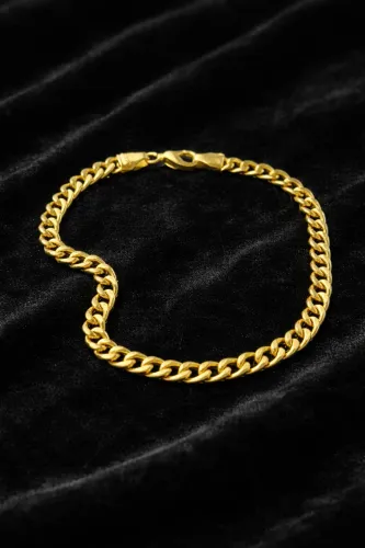 Pulseira de ouro 18k 750 grumet