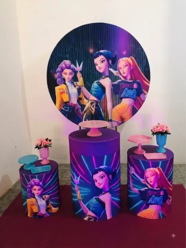 Locação de Kit pegue e monte guerreiras Kpop 125,00