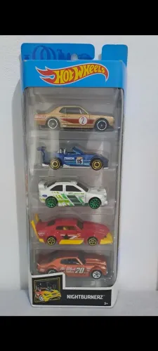 MT Hot Wheels 5 Pack Nightburnerz Lacrados na Caixa!!!
