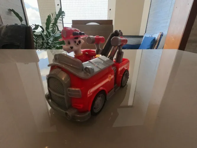Patrulha Canina - Boneco e carrinho do Marshall