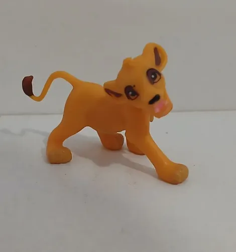 BONECO MINIATURA SIMBA CRIANÇA ORIGINAL DISNEY REI LEÃO