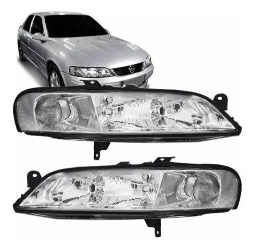 Farol vectra cromado 2000 2001 2002 2003 2004 2005