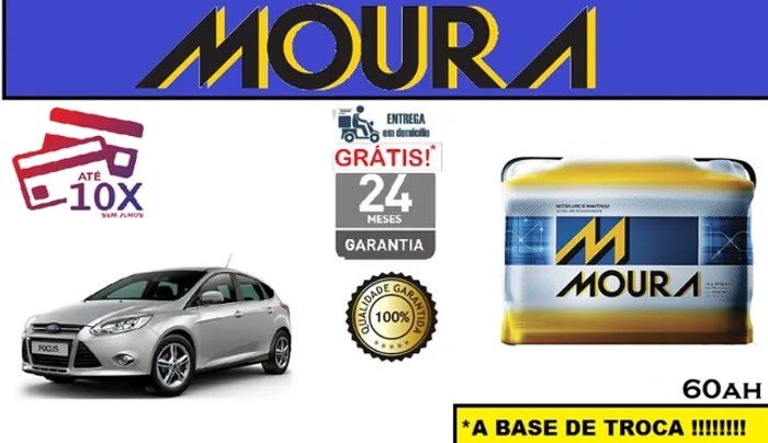 Bateria Moura Ford Focus 60Ah 12v