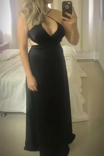 Vestido cetim 38