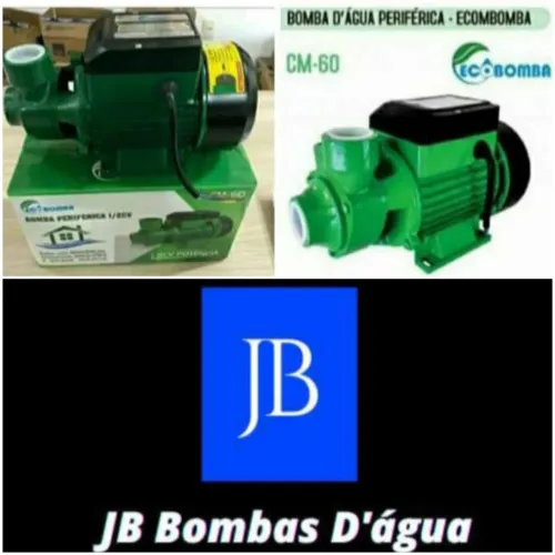 BOMBAS D'ÁGUA PERIFÉRICA ECOBOMBA 1/2 CV, NOVAS E COM GARANTIA DE 6 MESES*