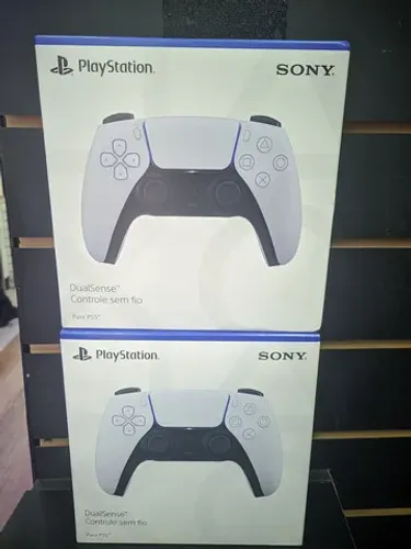 (NOVO) Controle Dual Sense PS5 branco (1 unidade)