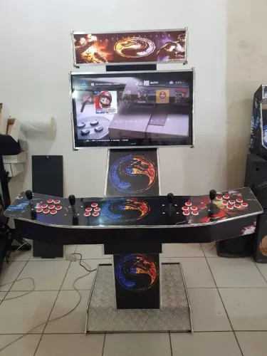 Maquina Fliperama Arcade Multijogos Led 32" 4 Jogadores 12x Sem Juros!