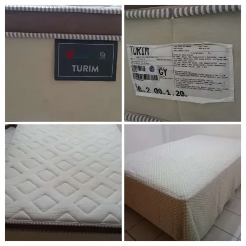 Conjunto Box 2.00 x 1.20 Turim - Euro Colchões