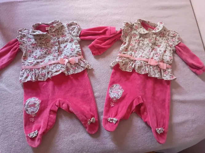 Macacão Bebê Menina - Floral - Tamanho RN