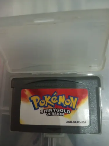 Pokémon shiny Gold version jogo Nintendo game boy advance