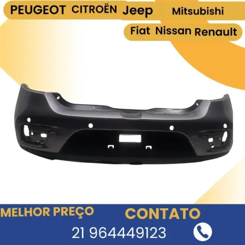 Parachoque traseiro sandero stepway 2015 a 2020    etq3266