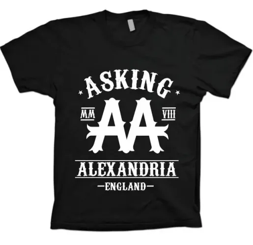 Camisetas Bandas Rock - Asking Alexandria - 100% Algodão