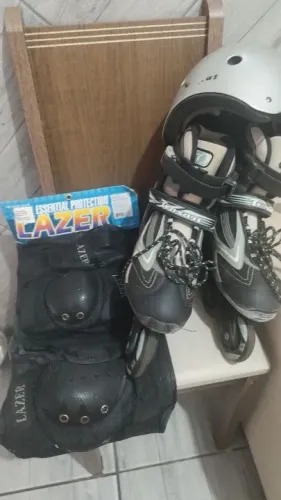 Patins Com As Proteções Disponível
