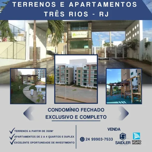Apartamentos no Jardim América, Três Rios RJ