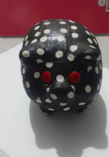 Cofrinho em gesso