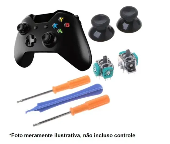 Jogo para Conserto Controle Xbox One - Chave Torx T6 e T8 + Analógico