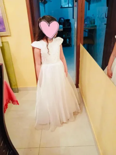 Vestido luxo daminha ABC