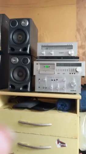 Receiver Model120, deck, tuner model 8 e caixas