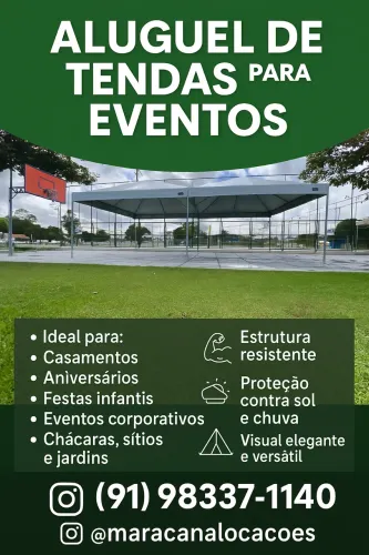 Tenda para locação e venda