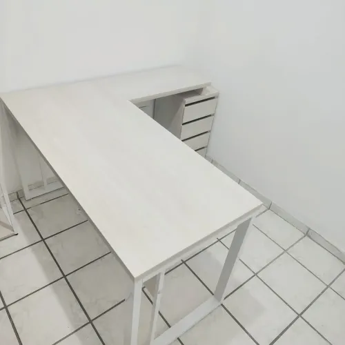 Mesa L Chiaro + Gaveteiro