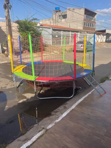 Cama Elástica Infantil com Rede de Proteção