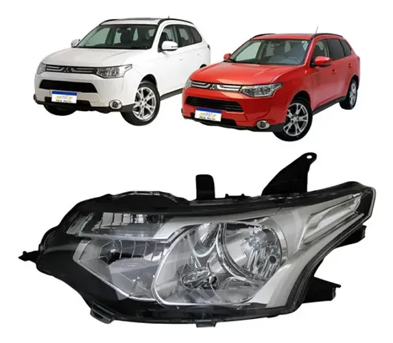 Farol Mitsubishi Outlander 2014 2015 S/projetor Manual Le