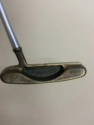 Taco De Golfe Ping Karsten Y-blade Putter 85029 Antigo Raro!