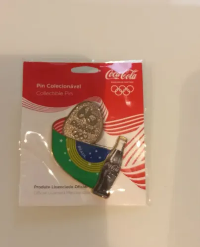 Pin Olimpíadas Rio 2016 Coca Cola 
