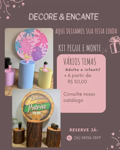 Pegue monte decoração para sua ?