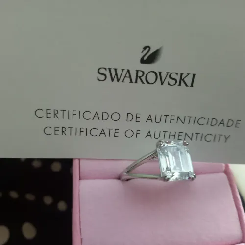 Anel Swarovski Cristal transparente modelo Stilla