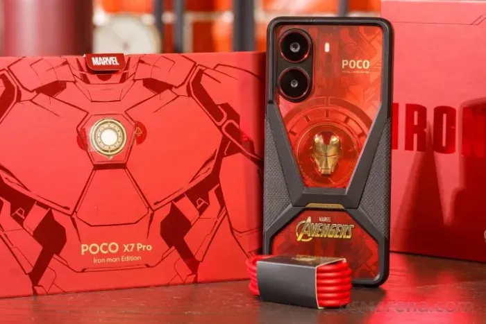 POCO X7 PRO 512G / 12GB RAM EDIÇÃO HOMEM DE FERRO