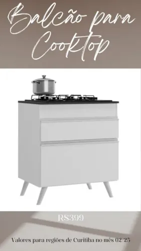 Promoção Balcao Simples para Cooktop - 11/02/25  