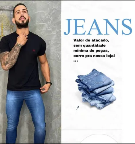 Jeans Masculino - Atacado - Sem Quantidade Mínima!