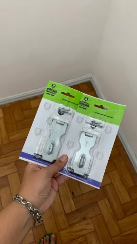 FERROLHO PORTA CADEADO 2 UNIDADES
