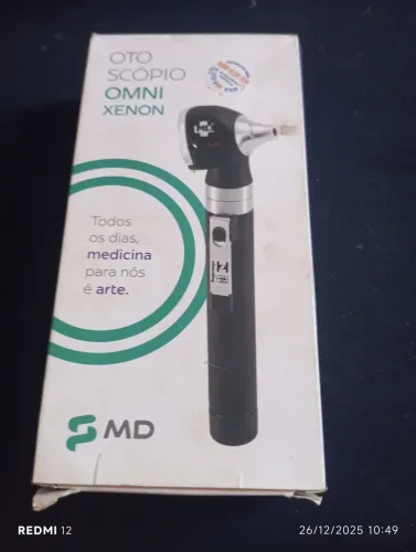 Otoscópio MD Omni Xenon - Novo, Completo
