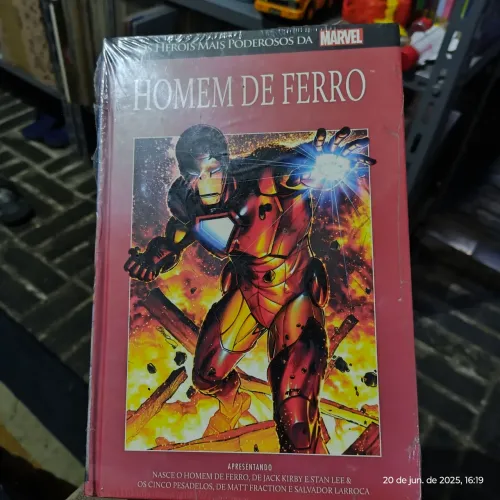 Capa Vermelha nr 05 HQ Homem de Ferro - Marvel