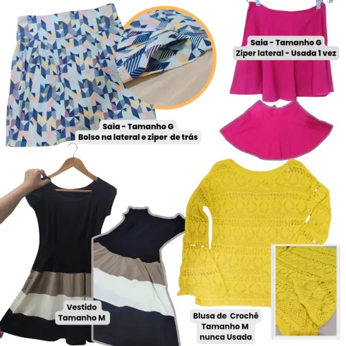 Roupas Femininas - 20 peças