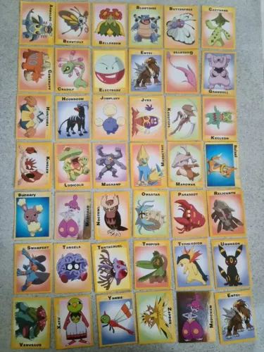 Figurinhas Pokémon Editora Online 40 Diferentes