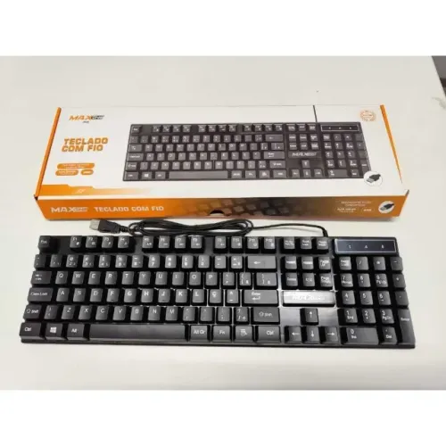 Teclado com fio usb MaxOne JP02