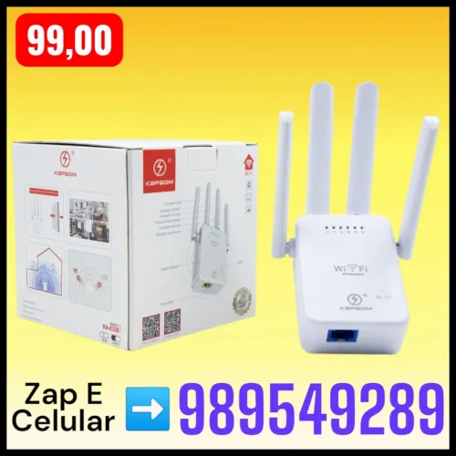 Repetidor de sinal Wi-Fi Kapbom modelo KA-X338.
