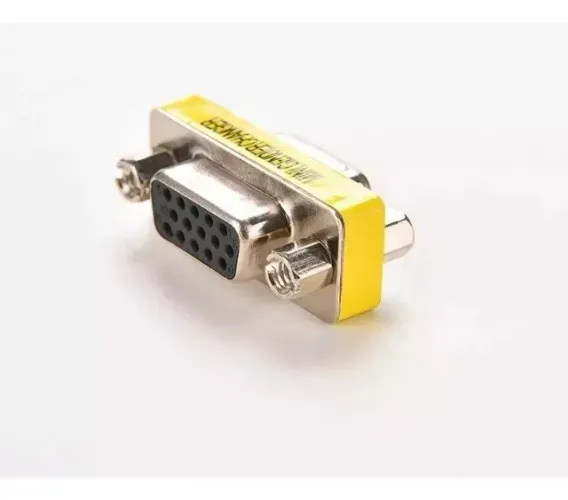 Adaptador Emenda Vga Fêmea Para Fêmea P/ Cabos Vga E Rgb