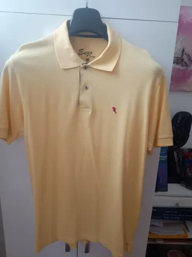 Camisa Polo Enzo Toscani Amarela M